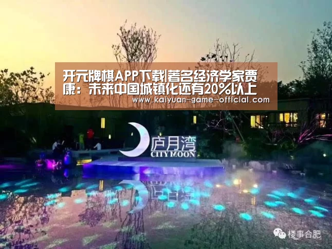 开元牌棋APP下载|著名经济学家贾康:未来中国城镇化还有20%以上的增长空间(图2) 开元牌棋游戏平台